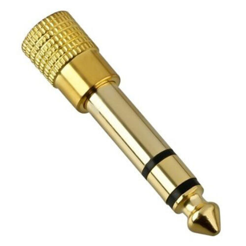 6.35mm Male to 3.5mm Female Jack 3.5 Speaker Connector Audio Adapter 3.5 JaDB - Picture 1 of 6