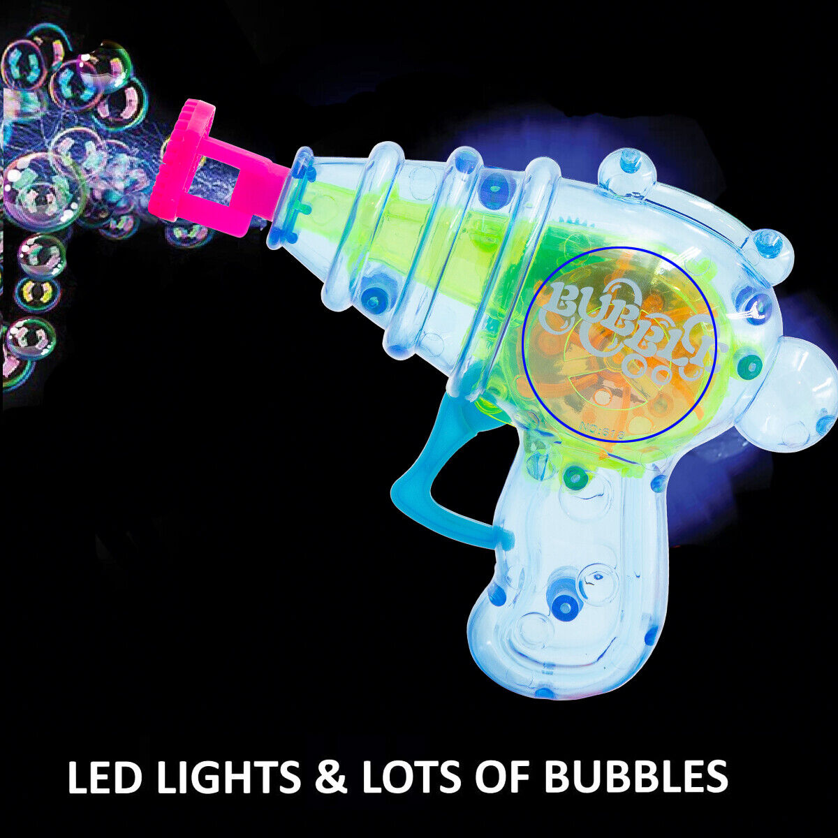 LED Light-up Bubble Gun