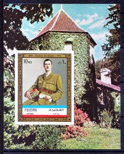 Fujeira 1972 MNH Imperf MS, General De Gaulle, French general & statesman   [Jw]