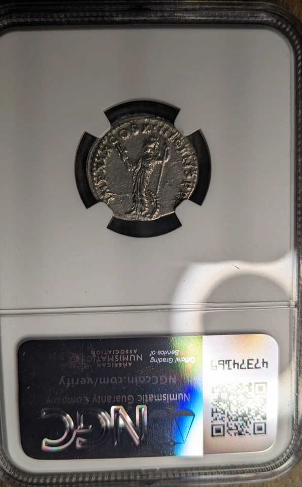 Domitian AR Denarius NGC XF (81-96 AD) - Image 3 of 4