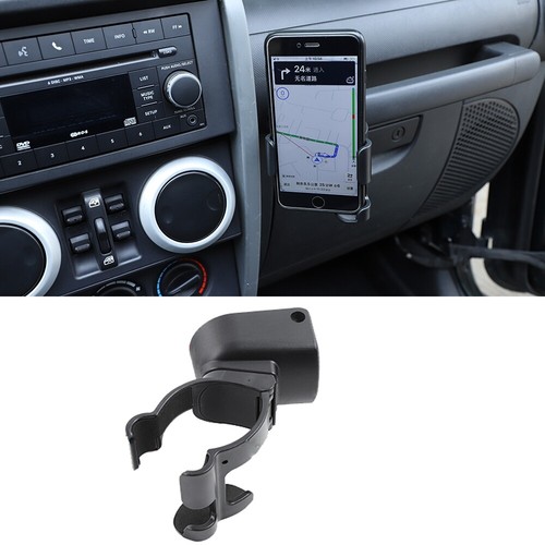 2 in 1 Phone Holder / Cup Mount Stand Bracket for Jeep Wrangler JK JKU 20072010 eBay