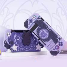 GeekShare Protective Case for Nintendo Switch/OLED and Joy Con Wing Star Dark