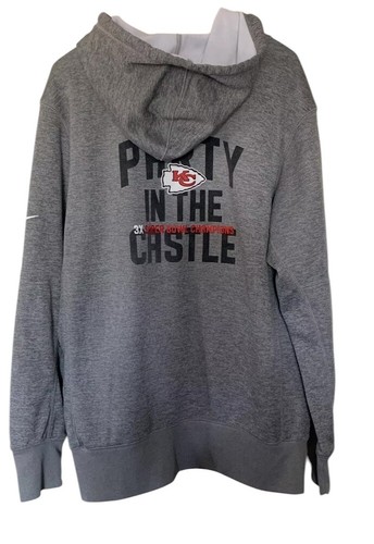 Nike NFL SUPER BOWL 2023 LVII Sweatshirt Eagles & KC Chiefs Hoodie SIZE MEDIUM - Picture 3 of 7