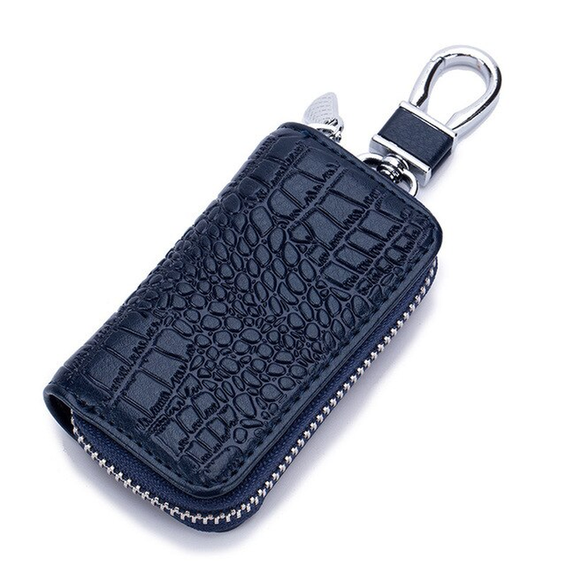 Mini Key Holder for Car Keys Wallet Pouch Bag Premium Leather Keychain
