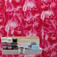 Hydro Dipping Kit- Pink See No Evil Film, Activator, Paints