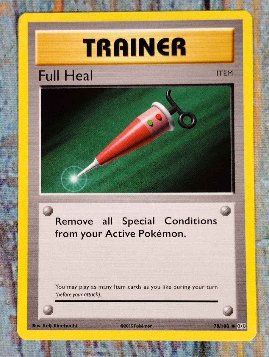 FULL HEAL 78/108 Uncommon / XY Evolutions 2016 / Item Trainer