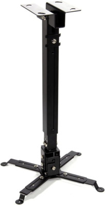 Universal Projector Mount Wall or Ceiling Bracket with Adjustable Height and DLP