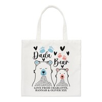 Personalisiert Dada BäR Regular Tragetasche Vatertag Opa Geburtstag Shopper