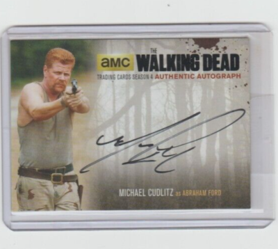 WALKING DEAD SEASON 4 PT 2 MICHAEL CUDLITZ/ABRAHAM AUTOGRAPH #MC2
