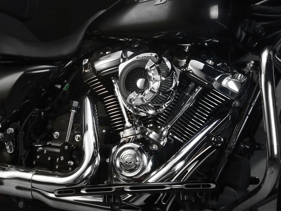 Chrome Air Cleaner Intake for Harley Street Glide 2008-2016/Softail 2016-2017 Foto 3 de 4