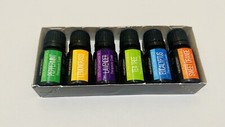 Pure Body Natural Essential Oils Set, 100 Pure Aromatherapy Oils Diffuser 6 pcs