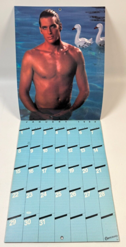 RARE MINT Vintage 1984 Chippendales Calendar w/ Dan Peterson Cover No Writing - Bild 2 von 6