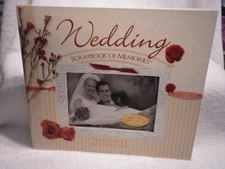 INTEGRITY 11" X 9 1/4 " SPIRALBOUND WEDDING SCRAPBOOK OF MEMORIES photo 79 pages