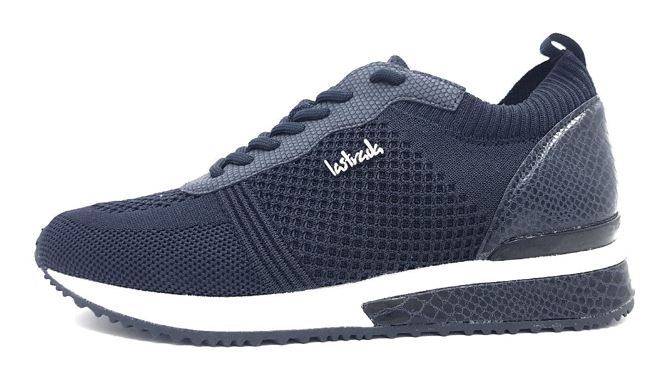 La Strada  Damenschuhe sportlicher Schnürer Blau Freizeit