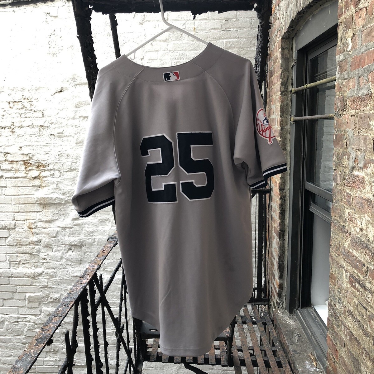 New York Yankees Jersey Steinbrenner Shepard Majestic #25