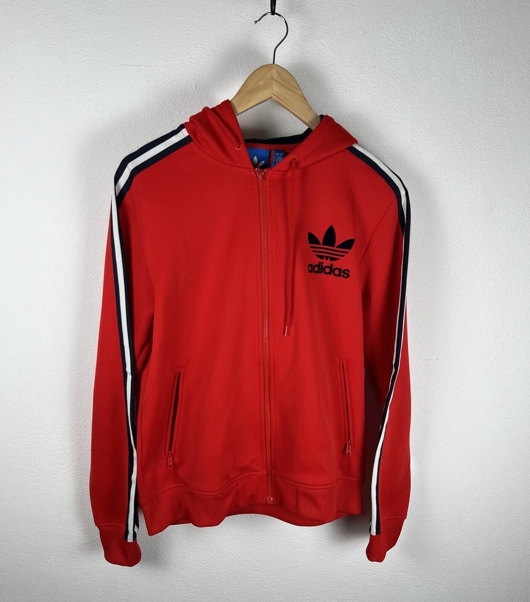 Sweatshirts Adidas Adidas Originals Hooded Flock Track Jacket