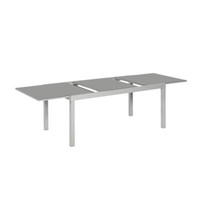 Merxx Semi Ausziehtisch 180 (250) X 100 Cm Silber/Grau