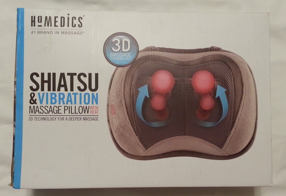 Shiatsu Kneading Vibration Massage Homedics Shiatsu Elite Massage