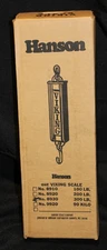 Vintage Hanson 300 Lb. Hanging Scale Model No 8930 The Viking NOS Made in USA