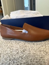 Birdies NIB The Starling Loafer Comfort Cognac Leather Size 8.5