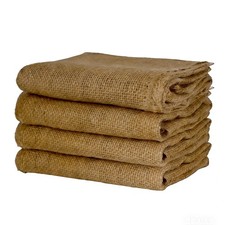 4-Pcak Large Size Burlap Bags 18.5 x 27.5 Inch Natural Jute Potato Sacks