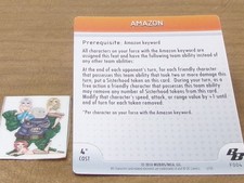  HeroClix DC THE BRAVE AND THE BOLD Amazon F004 Feat Card 