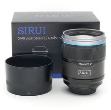 SIRUI Sniper 75mm f/1.2 Objektiv Fuji X, NEU + Garantie