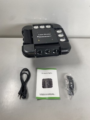 FODEXAZY 12 LED 4-in-1 Moving Strobe Stage Light (ZQ02256) with 16CH/64CH DMX512