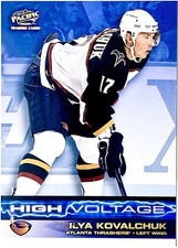 2001-02 Pacific High Voltage Ilya Kovalchuk ROOKIE Card #2 Atlanta Thrashers Sp. rookie card picture