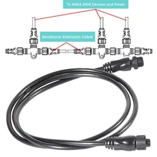 NMEA 2000 (N2K) 1 Meter (3ft 3 inches) Backbone, Drop or Extension Cable
