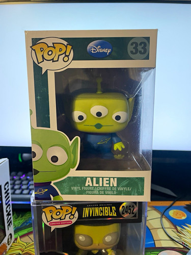 Funko Pop! Disney Alien #33 Pop! Vinyl Vinyl Figure Series 3 Green/Blue OG GRAIL