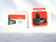 Mamiya RB67 Manual  Instruction Manuals for Lenses