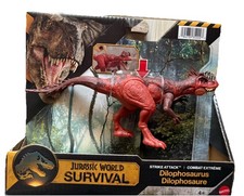 Jurassic World Survival Strike Attack DILOPHOSAURUS Dinosaur Figure NEW 4 
