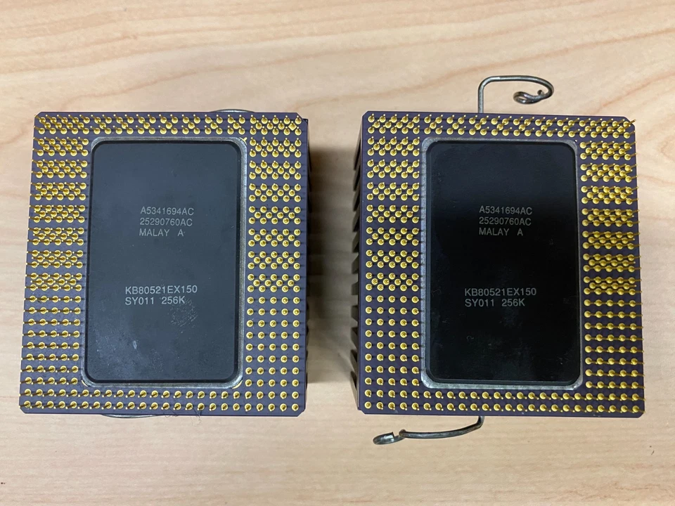 Intel Pentium Pro 150 MHZ SY011 256K KB80521EX150 Very Rare Vintage (LOT) - Image 3 of 4