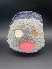 Fuggler Funny Ugly Monster Gray Fuzzy Mini Backpack Keychain Bag Charm