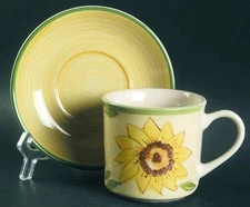 Essential Home Sunflower Poise Cup & Saucer 6798694