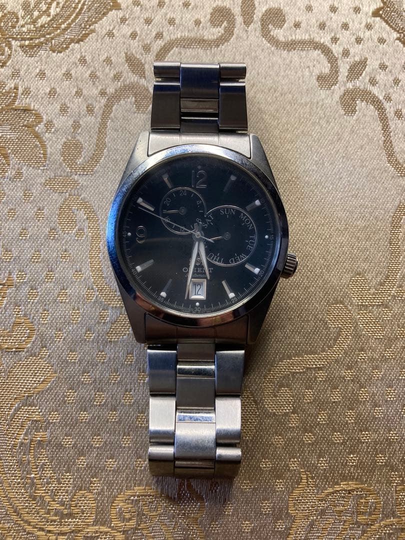 Orient Automatic Chronograph Watch Black Dial Use… - image 1