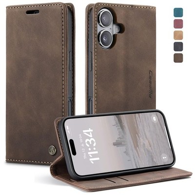iPhone 17 Hülle Flip Case Wallet Kunstleder Handyhülle Schutz Cover Slim Fit