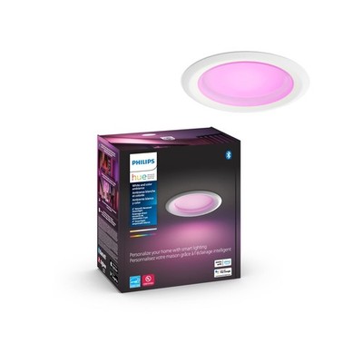 Philips Hue White And Color Ambiance 4 Inch Smart Led Downlight E26 Retrofit