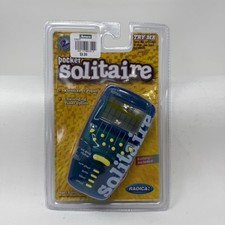 Radica Pocket Solitaire Electronic Handheld Game 2-in-1 Klondike Vegas 1998 New