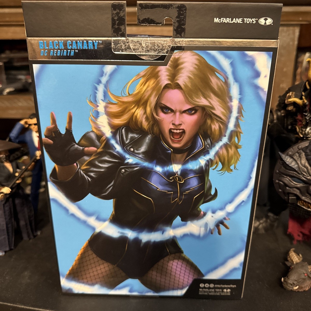 希少 マクファーレントイズ DCマルチバース ブラックキャナリー プラチナ版 McFarlane DC Multiverse BLACK CANARY PLATINUM Variant Collector