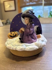 Trick or Treat Witch Candle Topper  Our America