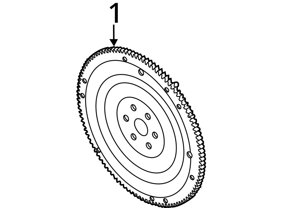 Ford Escape Milan 2005-2012 Mercury volante y engranaje de anillo ASY 5M6Z6375AA NUEVO Foto 4 de 4