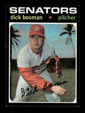 1971 Topps Set Break #60 Dick Bosman EX-EX/MT *BNCARDS*