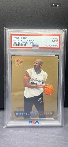 2001-02 Fleer Ultra - Michael Jordan #102 Gold Medallion PSA 9 Tough!