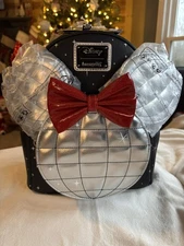 NWT DISNEY NYE LOUNGEFLY DISCO MICKEY MOUSE  MINI BACKPACK EXCLUSIVE!