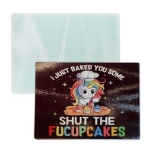 12pcs Sublimation 15"x11" Tempered Tough Glass Chopping Board with Coating