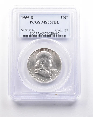1959-D Franklin Half Dollar MS65 FBL PCGS *5315