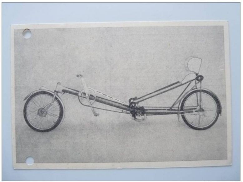 CP Vuelta al mundo en bicicleta DIVANA Técnica bicicleta reclinada RARA (17730)