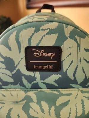 New Loungefly Disney Lilo & Stitch Blue Tropical Leaves Mini  display picture 3